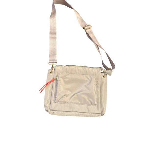 Mersi Gray Crossbody Bag With Dust Bag Adjustable Multi color Strap - Picture 1 of 6